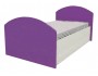 Юниор-2 Детская кровать 80, металлик (Фиолетовый металлик, Дуб б недорого