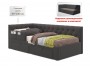 Односпальная кровать-тахта Afelia с ящиками и бортиком 900 шокол от производителя