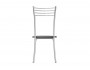 Комплект стульев Кассия (4 шт), хром рогожка серая фото