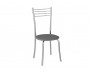 Комплект стульев Кассия (4 шт), хром рогожка серая недорого
