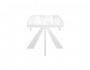 Стол DikLine SFU120 стекло белое мрамор глянец/подстолье белое/о купить