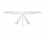 Стол DikLine SFU120 стекло белое мрамор глянец/подстолье белое/о недорого