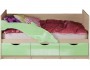 Детская кровать Дельфин-1 МДФ 80х180 (Крафт белый, Розовый метал купить