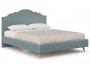 Ариана Кровать 1600 с кроватным основанием (Голубой/Бежевый) недорого