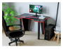 Алид 115,5х77х73,5 черный / красный Компьютерный стол недорого