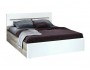Кровать 160х200 с проложками Light Наоми КР-11, белый глянец недорого