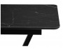 Бугун 120(160)х80 черный мрамор / черный Керамический стол фото