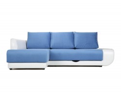 Кожаный диван Угловой Поло Lux (Нью-Йорк) Левый