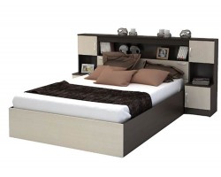 Кровать с прикроватным блоком КР-552 Баско (160х200)