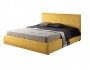 Мягкая кровать "Selesta" 1400 желтая с подъемным механ недорого