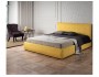 Мягкая кровать "Selesta" 1400 желтая с матрасом ГОСТ с недорого