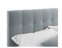 Мягкая кровать "Selesta" 1800 серая с матрасом ГОСТ с  от производителя