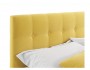 Мягкая кровать "Selesta" 1800 желтая с матрасом АСТРА  купить