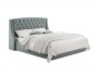 Мягкая кровать "Stefani" 1400 серая с подъемным механи недорого