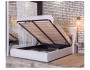 Мягкая кровать "Stefani" 1400 беж с подъемным механизм недорого