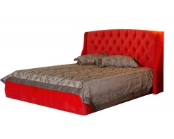 Кровать Мягкая "Stefani" 1400 оранж с подъемным механи