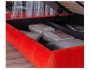 Мягкая кровать "Stefani" 1400 оранж с подъемным механи распродажа