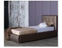 Мягкая кровать Селеста 900 мокко с подъемным механизмом фото