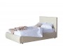 Мягкая кровать Селеста 1200 беж с подъемным механизмом с матрасо недорого