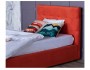 Мягкая кровать Selesta 1200 оранж с подъемным механизмом купить