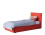 Мягкая кровать Selesta 900 оранж с ортопедическим основанием недорого