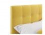 Мягкая кровать Selesta 900 желтая с подъем.механизмом с матрасом фото