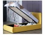 Мягкая кровать Selesta 900 желтая с подъем.механизмом с матрасом распродажа
