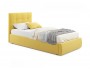 Мягкая кровать Selesta 900 желтая с ортопед.основанием с матрасо недорого