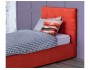 Мягкая кровать Selesta 900 оранж с подъемным механизмом с матрас фото