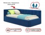 Односпальная кровать-тахта Bonna 900 синяя ортопед.основание купить