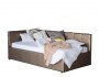 Односпальная кровать-тахта Bonna 900 мокко ортопед.основание с недорого