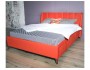 Мягкая кровать Betsi 1600 оранж с подъемным механизмом и матрасо распродажа