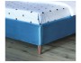 Мягкая кровать Melani 1600 синяя c ортопедическим основанием и распродажа