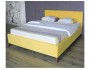 Мягкая кровать Monika 1600 желтая ортопед.основание с матрасом А недорого