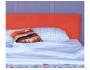 Мягкая кровать Monika 1600 оранж ортопед.основание с матрасом АС распродажа