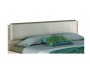 Кровать с кожаным изголовьем "Эко узор" 160.2 (Дуб от производителя