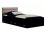 Односпальная кровать "Виктория-П" 900  с ящиками с мяг недорого