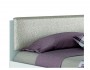 Белая двуспальная кровать "Николь ЭКО узор" 1600 с распродажа