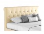 Мягкая светлая интерьерная кровать "Амели" с подъемным фото