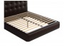 Мягкая двуспальная кровать "Селеста" 1400 венге с от производителя
