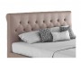 Мягкая двуспальная кровать "Амели" 1600 капучино с фото