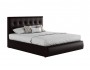 Мягкая двуспальная кровать "Селеста" 1600 венге с недорого