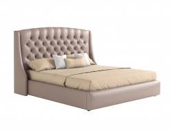 Мягкая кровать "Стефани" 1600 с матрасом АСТРА и подъемным