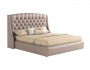 Мягкая кровать "Стефани" 1600 с матрасом АСТРА и подъе недорого