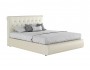 Мягкая кровать "Амели" 1800 белая с подъемным механизм недорого