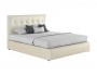 Мягкая двуспальная кровать "Селеста Ангел" 1800 белая  недорого
