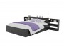 Кровать Доминика с блоком 160 (Венге) с матрасом ГОСТ от производителя