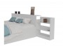 Кровать Доминика с блоком 180 (Белый) с матрасом ГОСТ от производителя