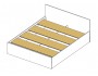Кровать Доминика с блоком 140 (Венге) от производителя