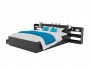 Кровать Доминика с блоком и ящиками 140 (Венге) с матрасом ГОСТ от производителя